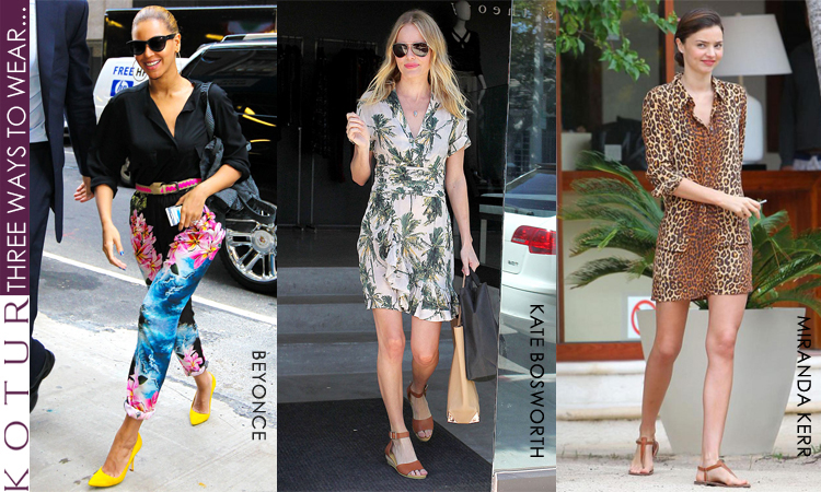 The World of KOTUR: Three ways to Wear: Tropical Prints