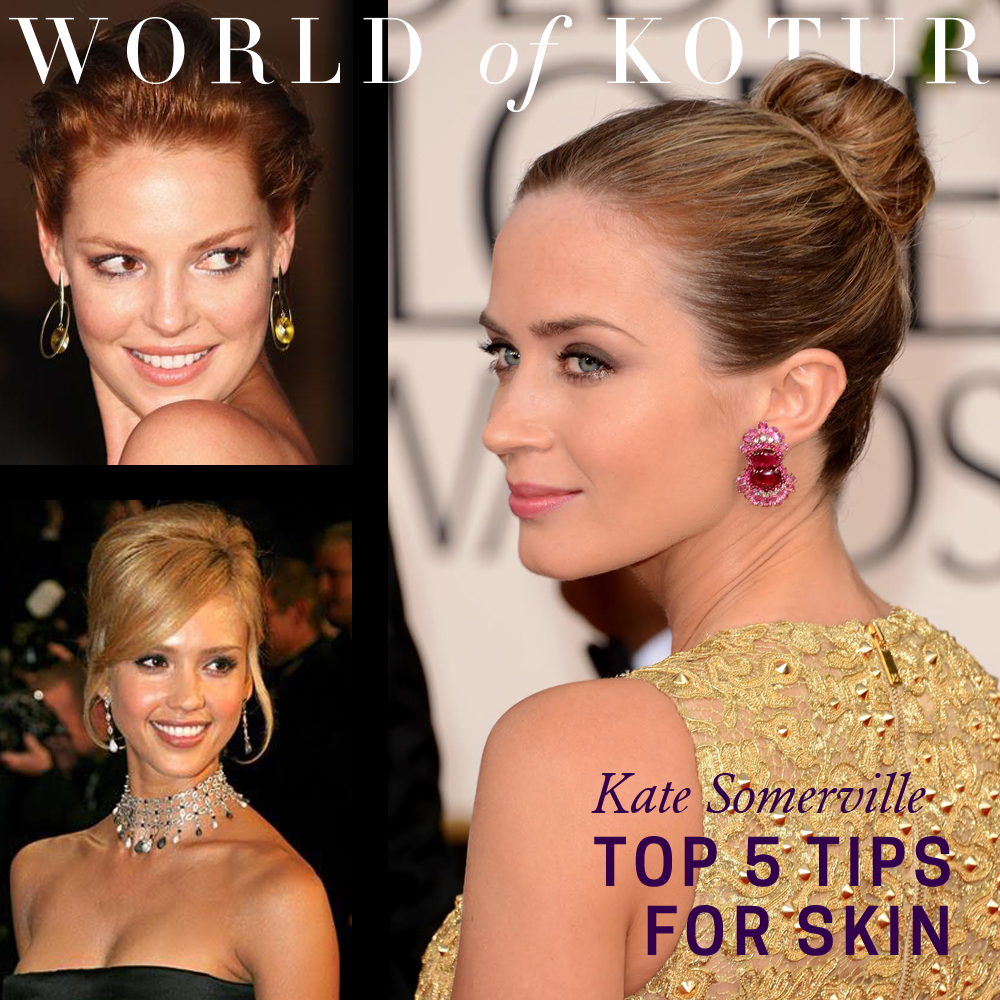 World of KOTUR: Kate Somerville – Top 5 Tips for your Skin