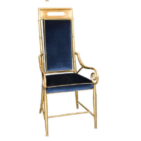 Bamboo Brass Dining Chairs